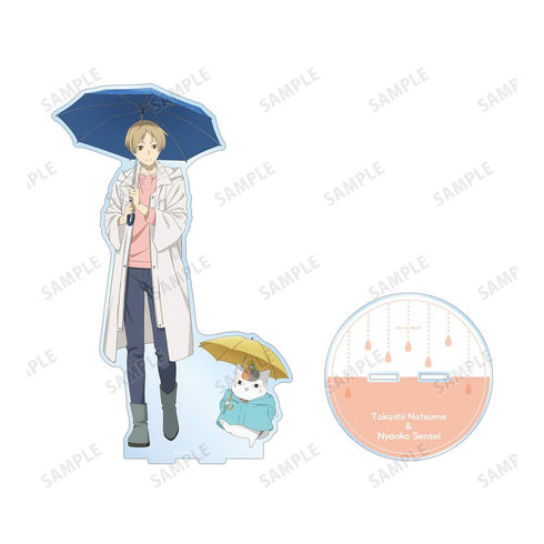 『夏目友人帳』描き下ろし 夏目貴志&ニャンコ先生 雨の日ver. 特大アクリルスタンド